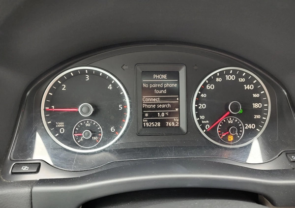 Volkswagen Tiguan cena 39900 przebieg: 192500, rok produkcji 2010 z Lubień Kujawski małe 326